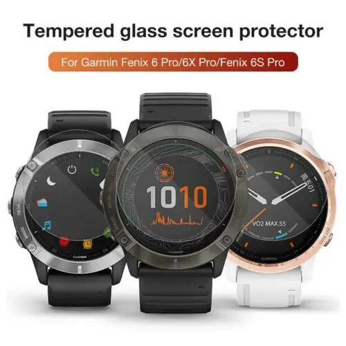 Tempered Glass for Garmin Fenix 8 7 7S 7X 6 6S 6X Pro Sapphire HD Screen Protectors Film for Fenix 8 43/47/51mm 7S 7X Smartwatch