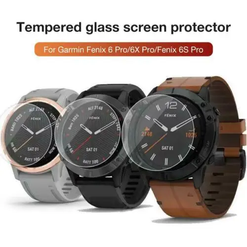 Tempered Glass for Garmin Fenix 8 7 7S 7X 6 6S 6X Pro Sapphire HD Screen Protectors Film for Fenix 8 43/47/51mm 7S 7X Smartwatch