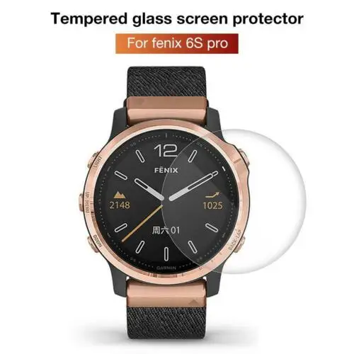 Tempered Glass for Garmin Fenix 8 7 7S 7X 6 6S 6X Pro Sapphire HD Screen Protectors Film for Fenix 8 43/47/51mm 7S 7X Smartwatch
