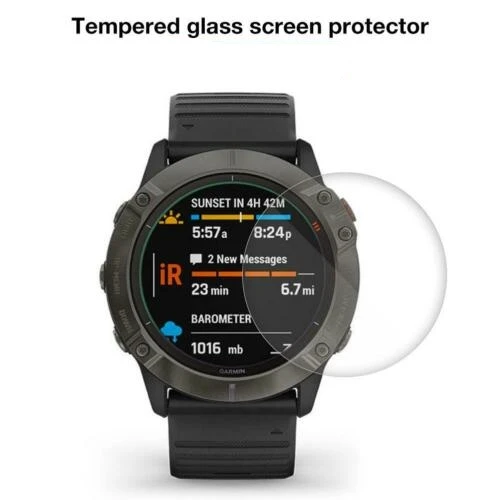 Tempered Glass for Garmin Fenix 8 7 7S 7X 6 6S 6X Pro Sapphire HD Screen Protectors Film for Fenix 8 43/47/51mm 7S 7X Smartwatch