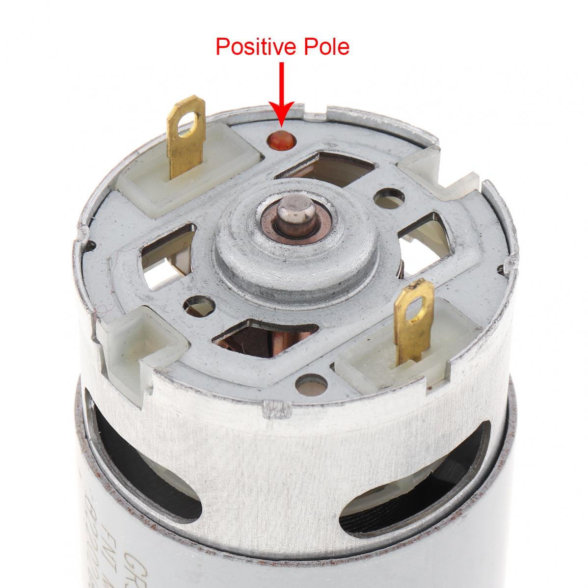 RS550 DC Motor 12V 14-4V 16-8V 18V 25V Micro Engine Electric Motors with 9/11/12/13/14/15 Teeth High Torque Gear Box for Drill