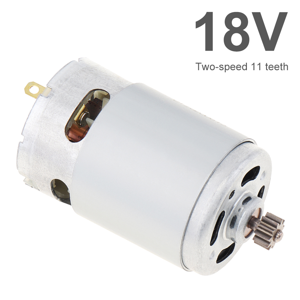 RS550 DC Motor 12V 14-4V 16-8V 18V 25V Micro Engine Electric Motors with 9/11/12/13/14/15 Teeth High Torque Gear Box for Drill