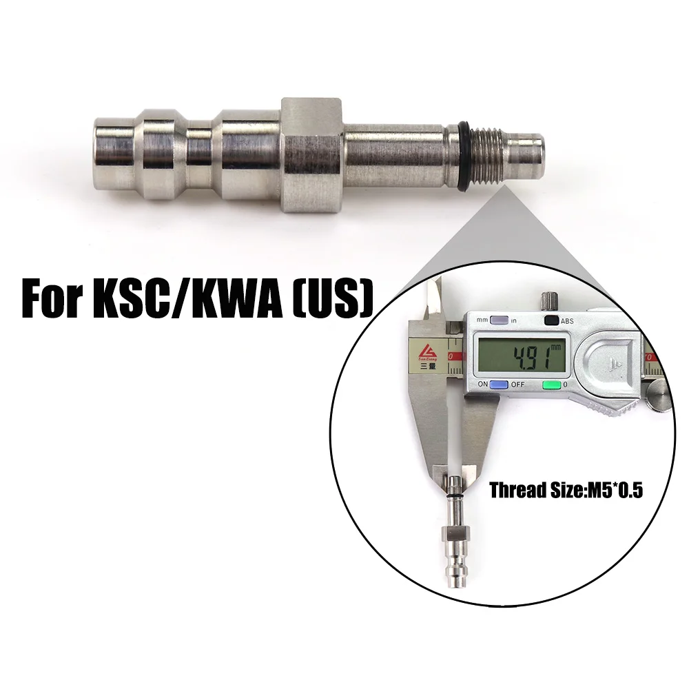 HPA Foster Quick Disconnect Coupler Plug (US Type) Fit WE KJW,Marui ,KSC KWA