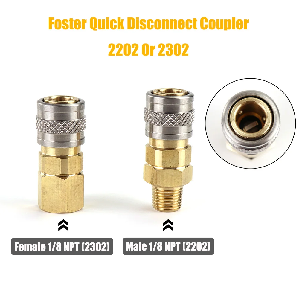 HPA Foster Quick Disconnect Coupler Plug (US Type) Fit WE KJW,Marui ,KSC KWA