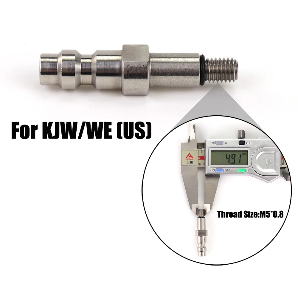 HPA Foster Quick Disconnect Coupler Plug (US Type) Fit WE KJW,Marui ,KSC KWA