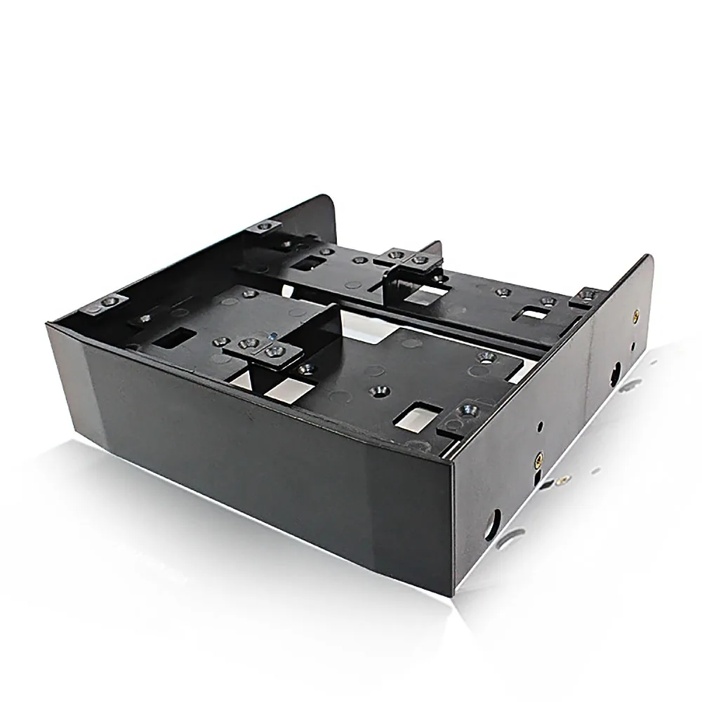 5.25' To 3.5' 2.5' Hdd/Ssd Floppy-Drive Bay Ray Bracket Mounting HDD Adapter SSD Hard Drive Supports up to 6*2.5' Hard Drives