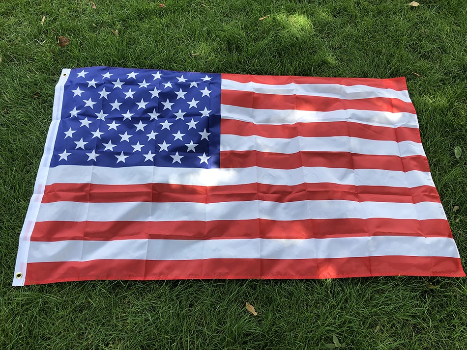 SKY Flag US Flag 60x90cm 90X150CM High Quality Double Penetration Polyester Stars and Stripes United States US USA American Flag