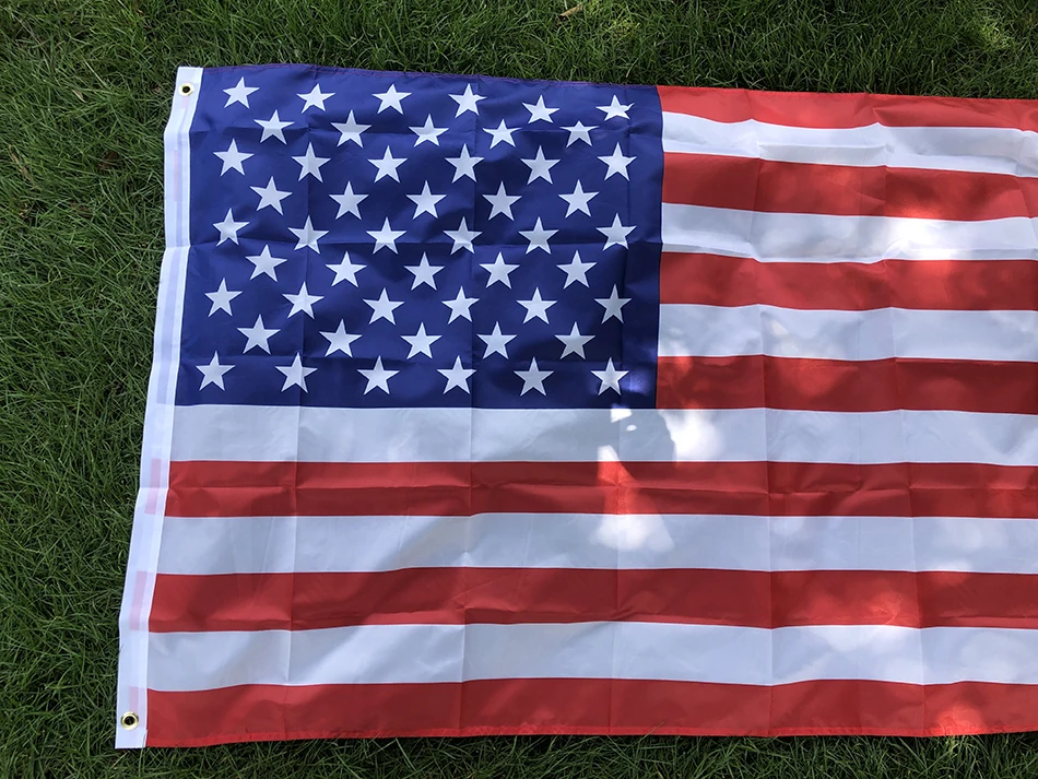 SKY Flag US Flag 60x90cm 90X150CM High Quality Double Penetration Polyester Stars and Stripes United States US USA American Flag