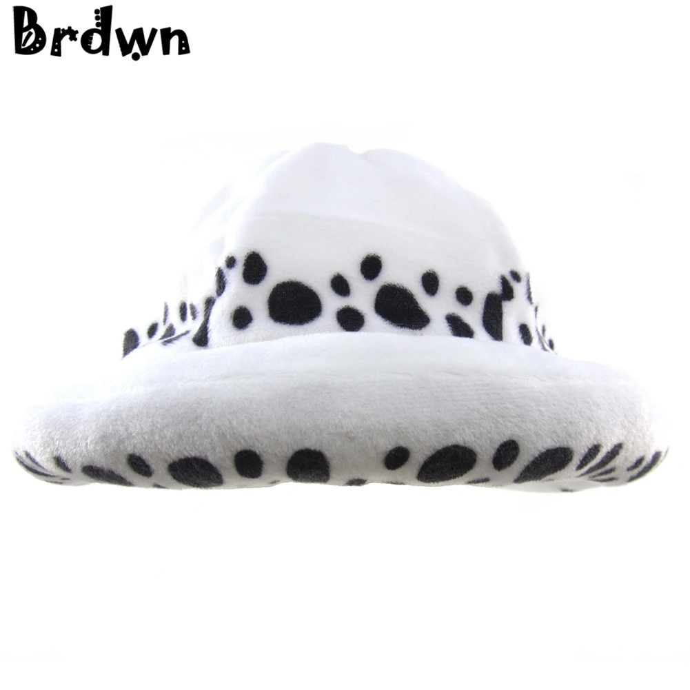 Brdwn Cosplay Trafalgar Law spotty Cap Soft Plush Hat Beanies