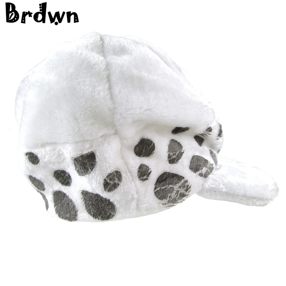 Brdwn Cosplay Trafalgar Law spotty Cap Soft Plush Hat Beanies