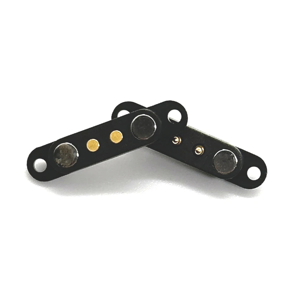 1-10sets 2A DC Magnetic Pogo Pin Connector 2Pin 3Pin 4Pin 5Pin Pogopin Male Female Spring Loaded DC Power Socket 2P 3P 4P 5P