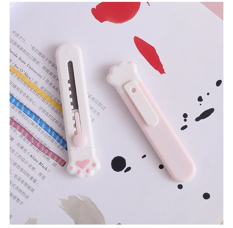 Lytwtw's Art Cutter Cartoon Utility Knife Student Art DIY Tools Creative Stationery School Supplies