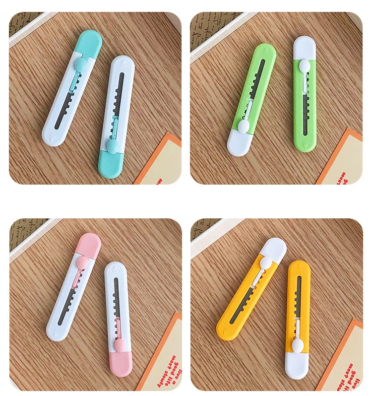 Lytwtw's Art Cutter Cartoon Utility Knife Student Art DIY Tools Creative Stationery School Supplies