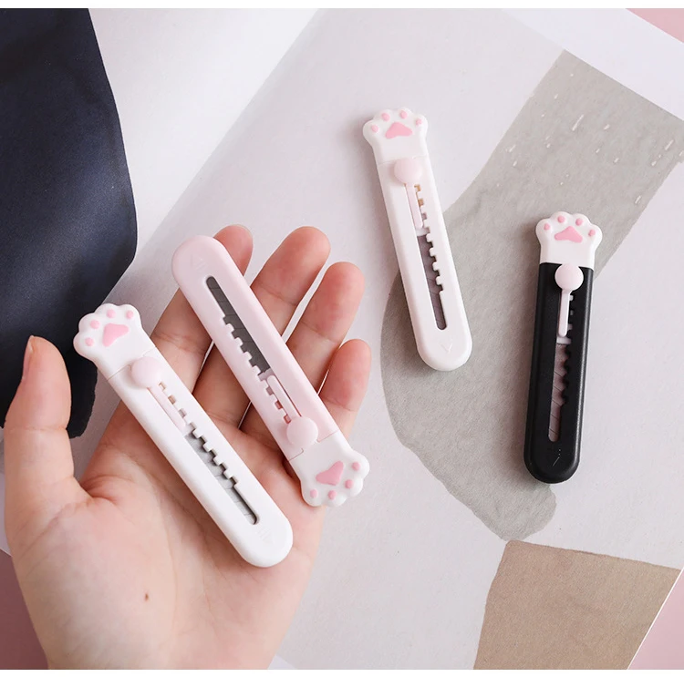 Lytwtw's Art Cutter Cartoon Utility Knife Student Art DIY Tools Creative Stationery School Supplies