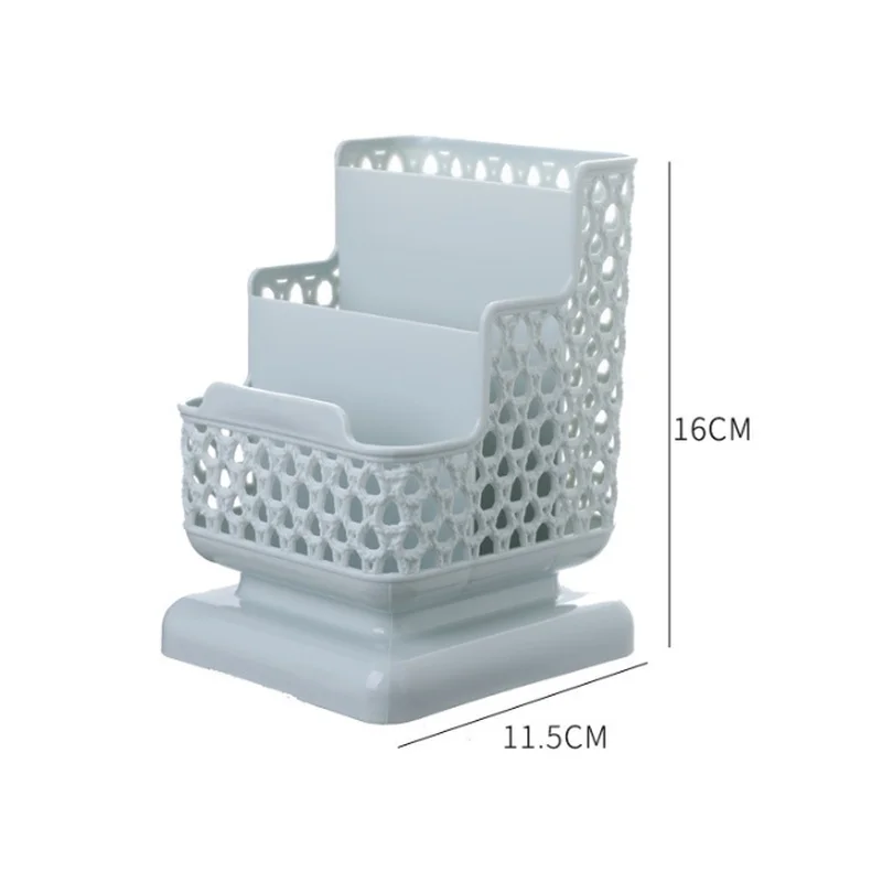 School Stationery Makeup Organizer Desktop Storage Box Container for Cosmetics Jewelry Stationery Plastic Organizer