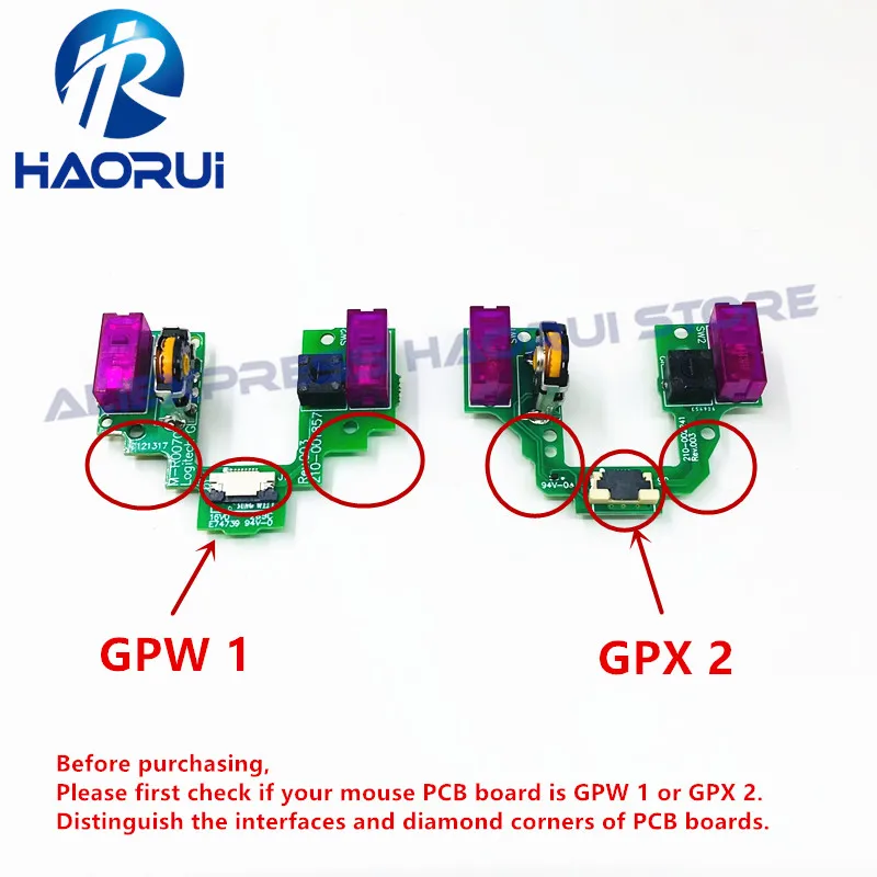 Mouse Key Board Button PCB For Logitech GPW GPX Welding Free G Pro Wireless GPRO X Superlight Accessories Assembly Micro Switch