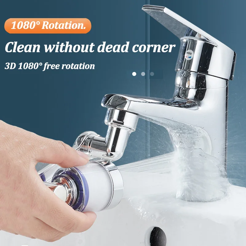 360/1080° Swivel Faucet Water Filter Remove Chlorine Heavy Metals Filtered Showers Head Soft Hard Water Bath Filtration Purifier