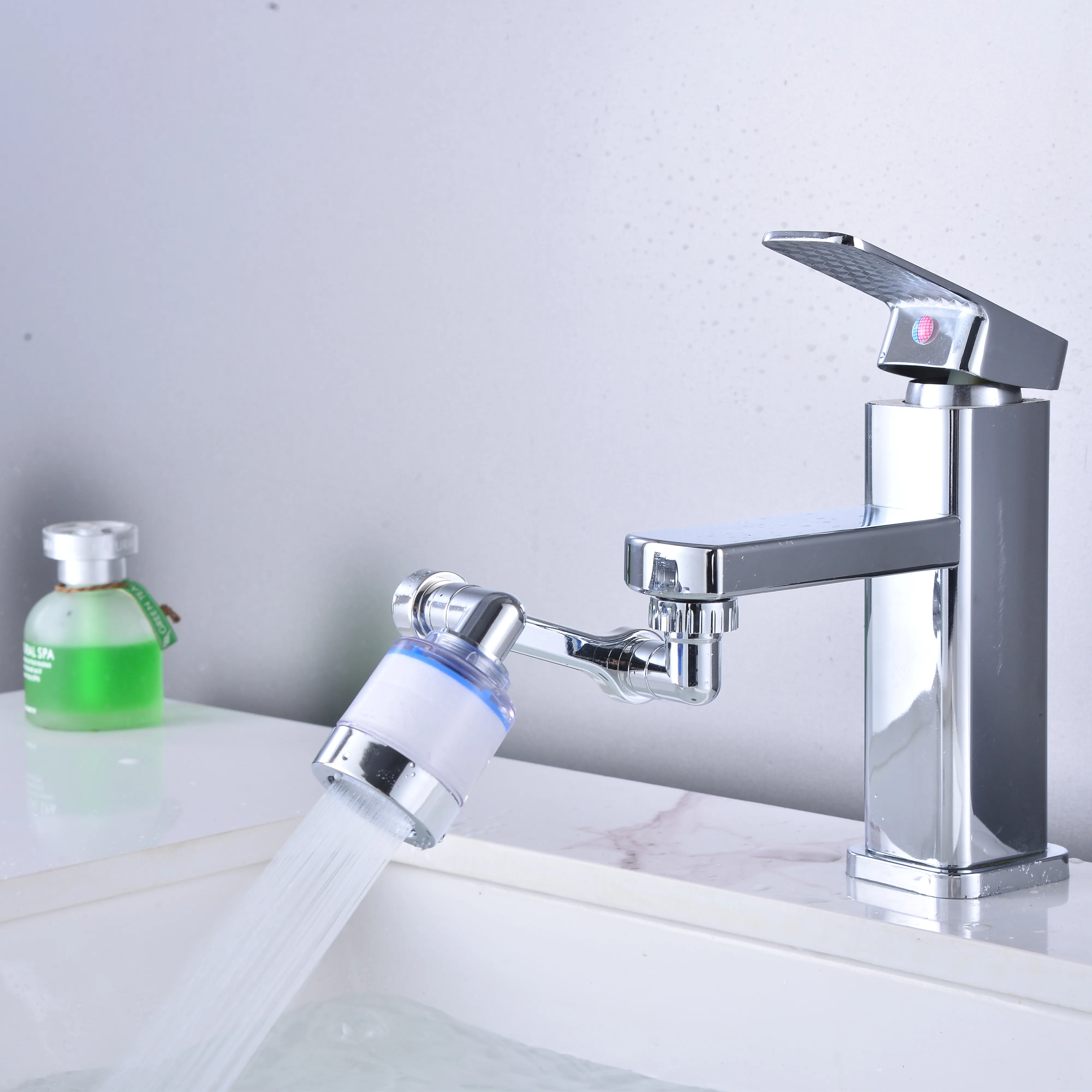 360/1080° Swivel Faucet Water Filter Remove Chlorine Heavy Metals Filtered Showers Head Soft Hard Water Bath Filtration Purifier