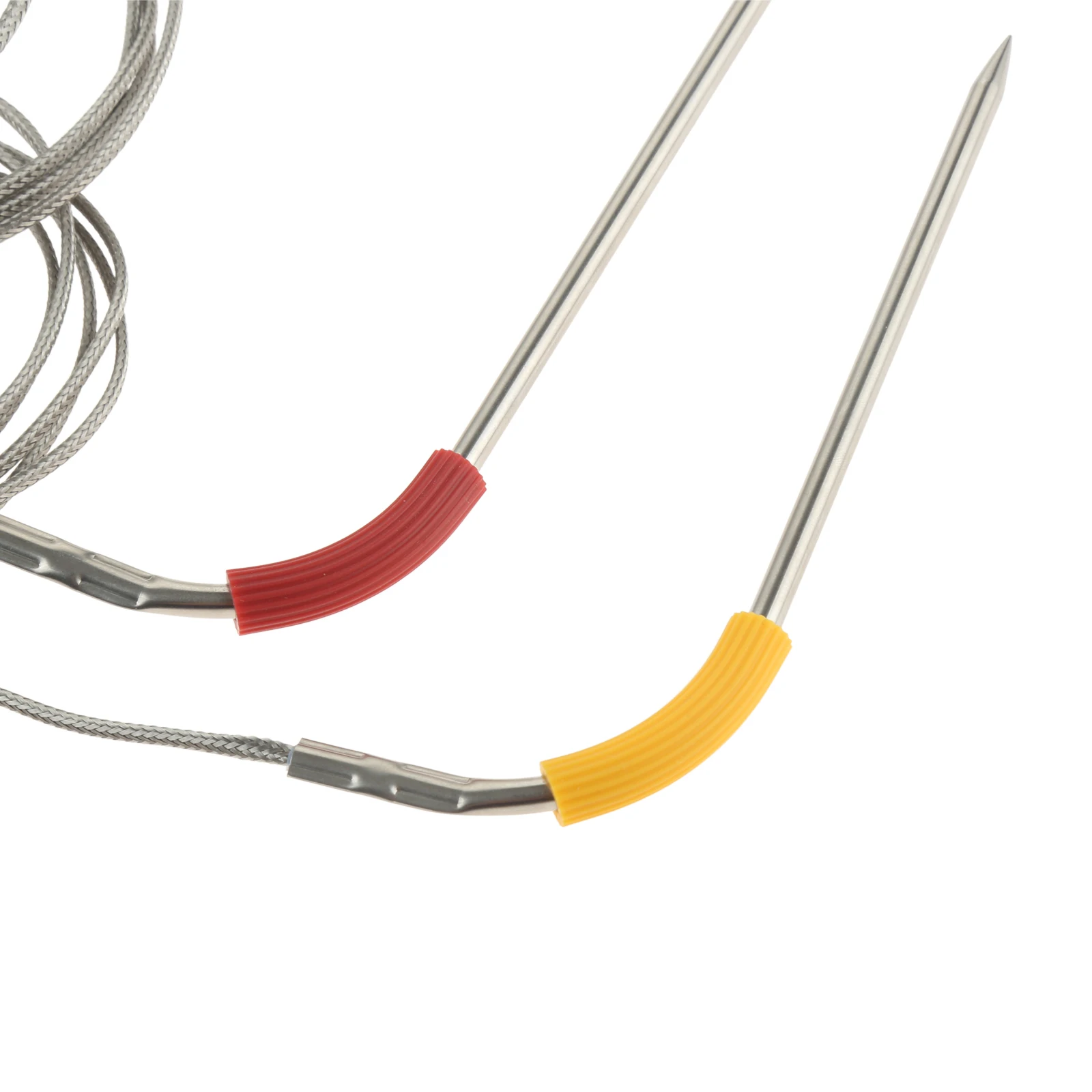 2pcs/1set Grill Temperature Probe Replacement for Weber Igrill 2/3/Mini Series Stainless Steel Meat Internal Monitor Sensor BBQ