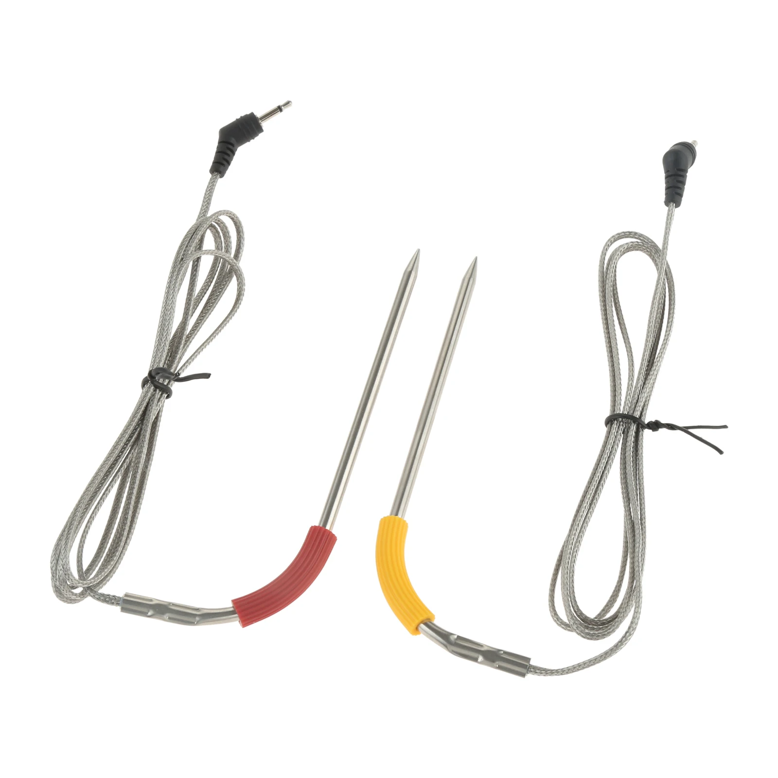2pcs/1set Grill Temperature Probe Replacement for Weber Igrill 2/3/Mini Series Stainless Steel Meat Internal Monitor Sensor BBQ