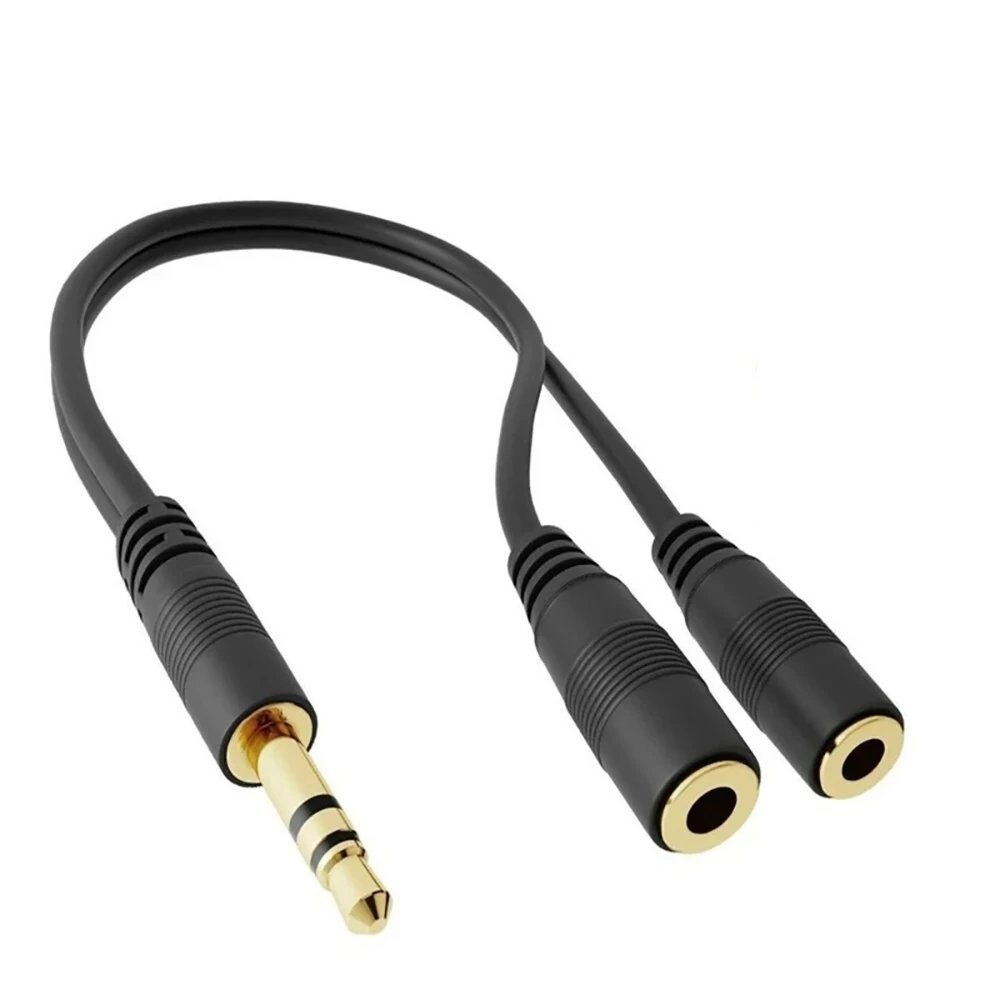 1/8 3.5mm TRS Male To 2/3/4/5/6 Ports 3.5mm Female Jack Headphone Splitter Cable Stereo AUX Audio Adapter for PC MP3 TV Speaker