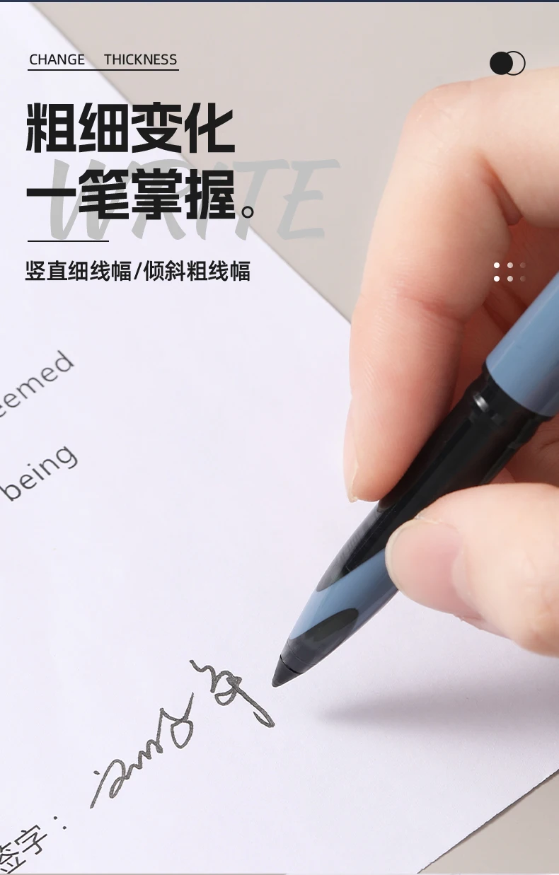 UNI Uni-ball UBA188 Air Roller Ball Pen, 0.5/0.7mm Resin Nib Calligraphy Brush Super Smooth for Handwriting, Signature, Drafting