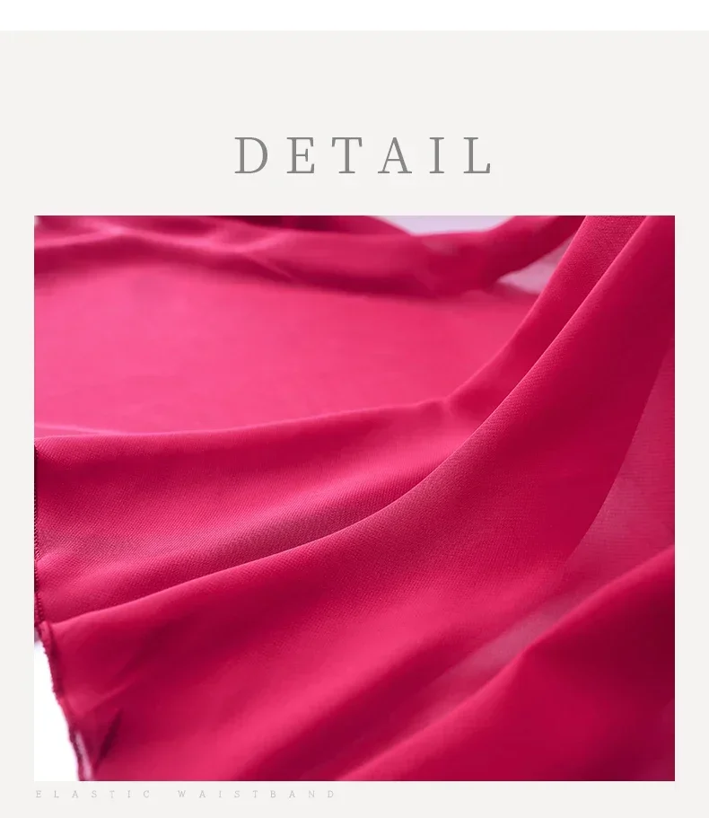 Chiffon Ballet Tutu Dance Skirt Dance Skate Wrap Scarf Ballerina Lyrical Long Ballet Skirt Gymnastics Ballet Dance Dress Women