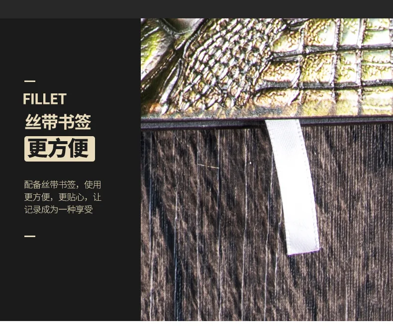 A5 Notebook,Dragon Embossed Retro Hardcover Leather Cover,100 Sheets/Book,Horizontal Line Inside Office Learning Diary QP-04