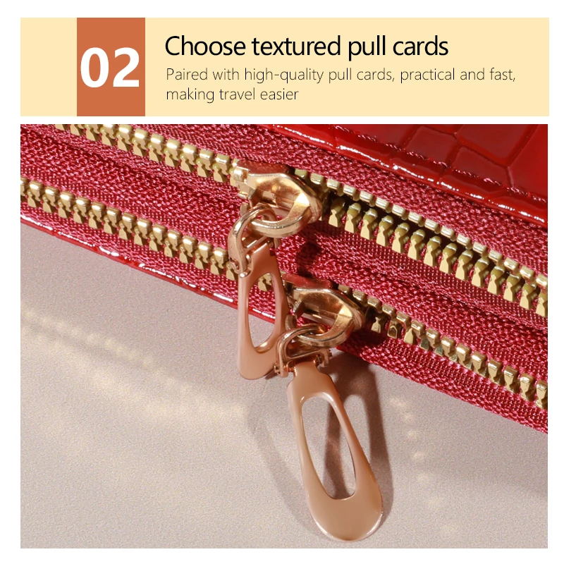 Chic Vintage Double Layer Clutch Wallet - Retro Zipper Coin Purse & Wristlet - Fashionable Womens Accessory with Secure Storage