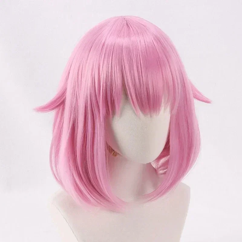 Ootori Emu Cosplay Wig Anime Project SEKAI COLORFUL STAGE! Emu Wig 34cm Short Pink Heat Resistant Synthetic Hair Wigs