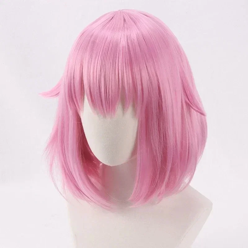 Ootori Emu Cosplay Wig Anime Project SEKAI COLORFUL STAGE! Emu Wig 34cm Short Pink Heat Resistant Synthetic Hair Wigs