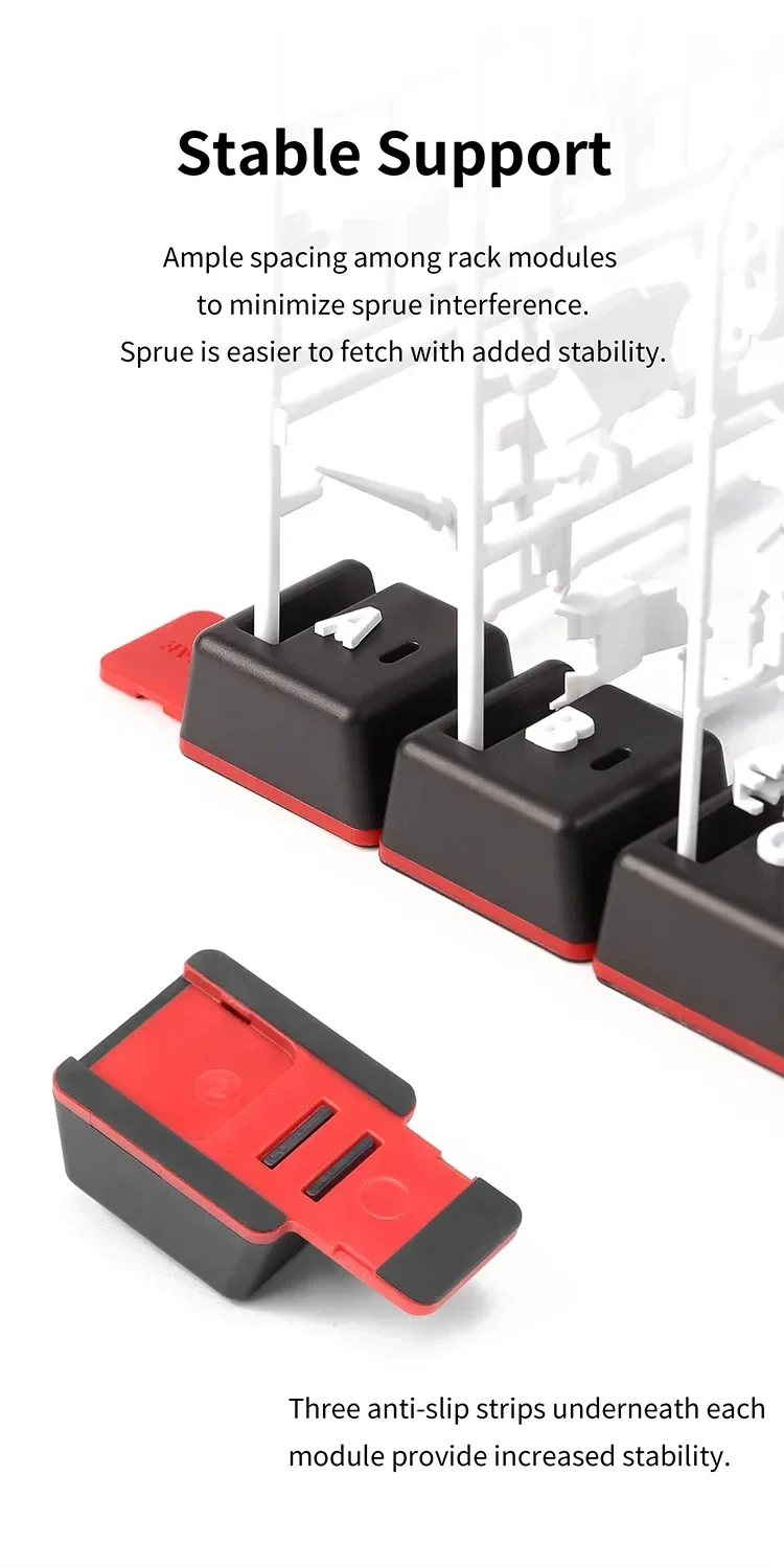DSPIAE PT-SR Sprue Rack Spare Parts Stand For Gundam Model Making Parts Plate Storage Hobby Special Tools Accessory