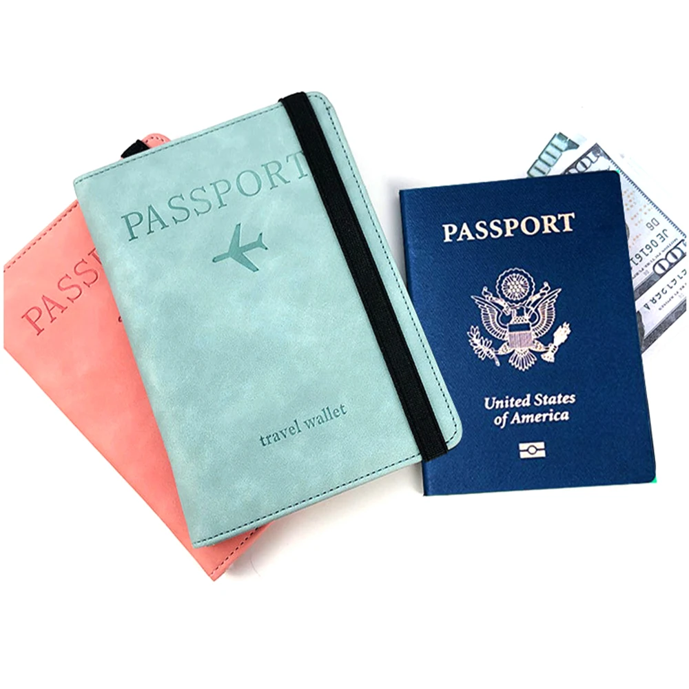 Custom Letter Travel Passport Case Fashion Female Passport Hoder Document Organzier Personalized Name DIY Gift Men Ticket Wallet