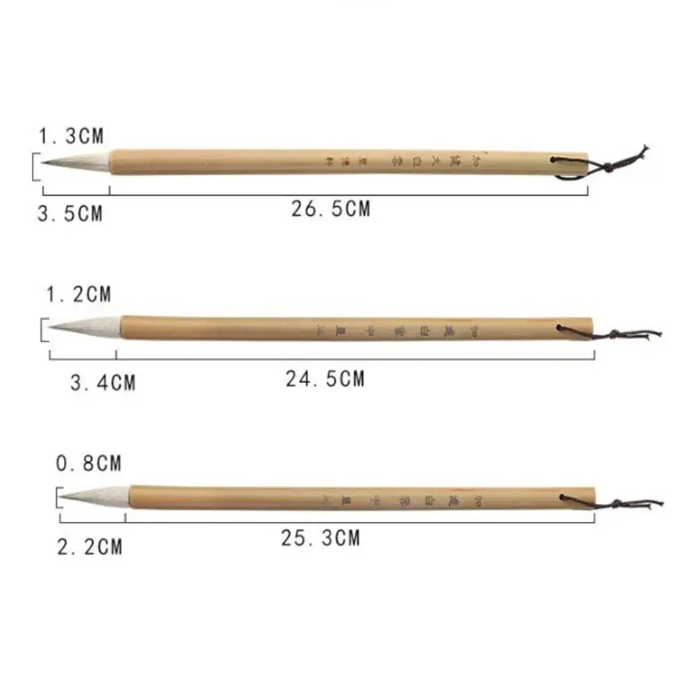 Traditional Chinese Writing Brushes Wolf's Hair Writing Brush for Calligraphy Painting Practice Brush