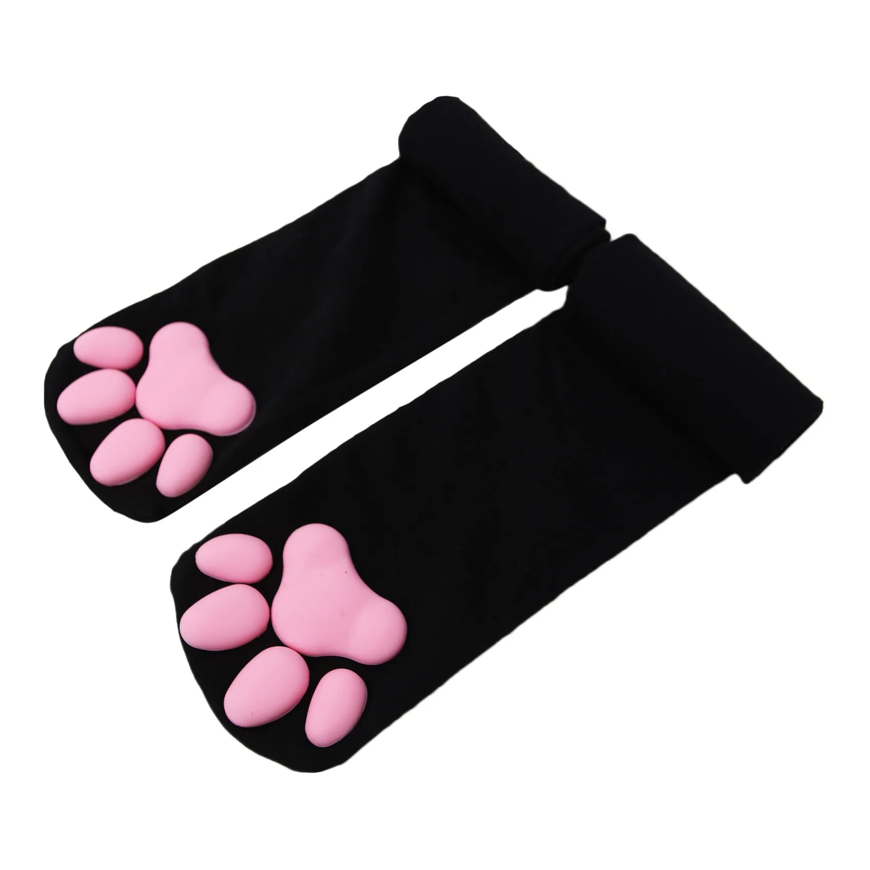 New Cat Paw Socks For Women Girls Kawaii 3D Cat Claw Toe Stocking Cute Gift Lolita Paw Pads Cosplay Cat Paw Pad Thigh High Socks