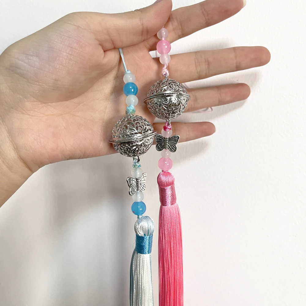 Anime Grandmaster of Demonic Cultivation Cosplay Mo Dao Zu Shi Wei WuXian Lan WangJi Lover Tassel Bells Keychain Waist Hanged