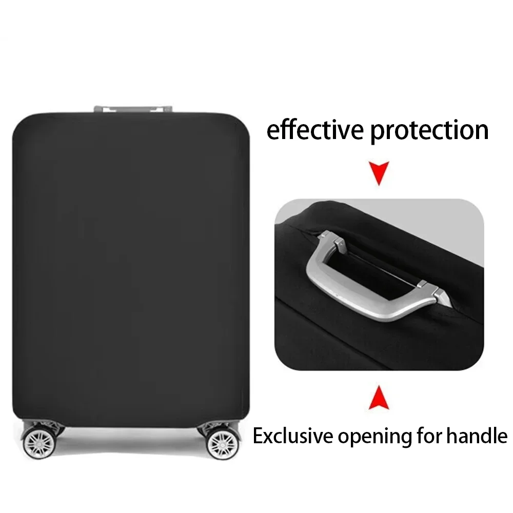 Portable Thick Elastic Luggage Protective Cover Simplicity Dust Cover Anti-Scratch Protective Rose Gold Print Travel Accessories
