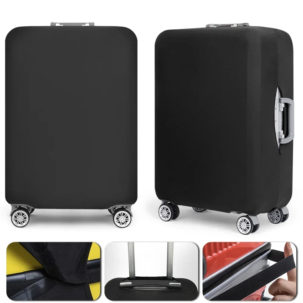 Portable Thick Elastic Luggage Protective Cover Simplicity Dust Cover Anti-Scratch Protective Rose Gold Print Travel Accessories