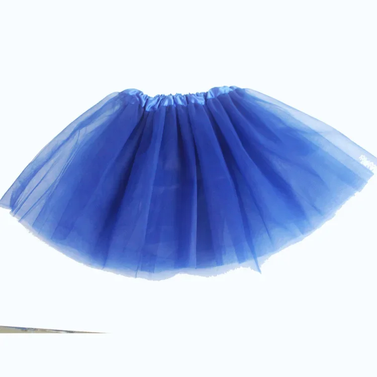 Girl tutu skirt Elastic Ballet Dancewear Tutus Mini Skirt For Birthday Party Dance 3 Layer Tulle for Kids Princess 2-8Y