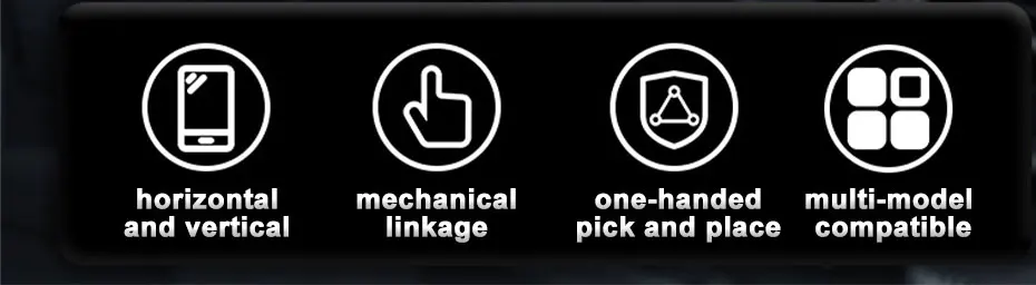 SEAMETAL Car Dashboard Phone Bracket Universal Auto Cellphone Stand For GPS Navigation Universal Desk Windshield Hanging Holder