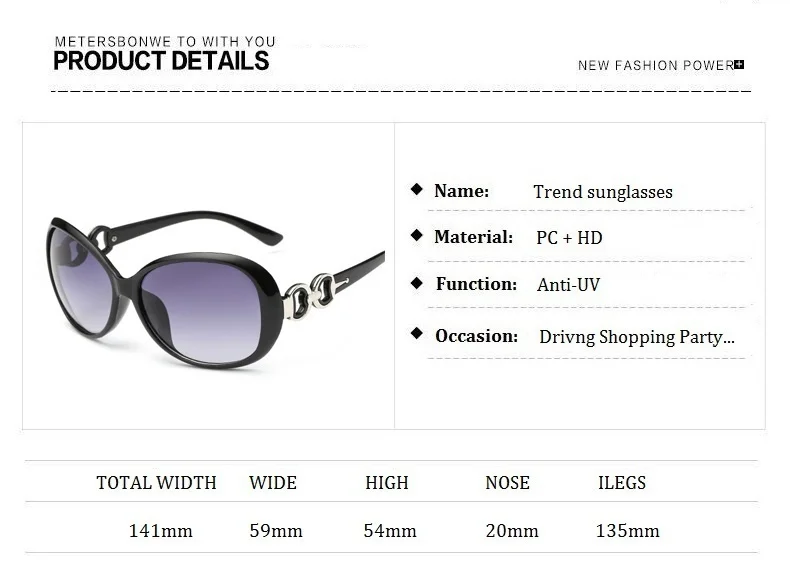 Classic High Quality Square Sunglasses Female Brand Designer Retro Aviation Female Ladies Sunglasses Female Oculos