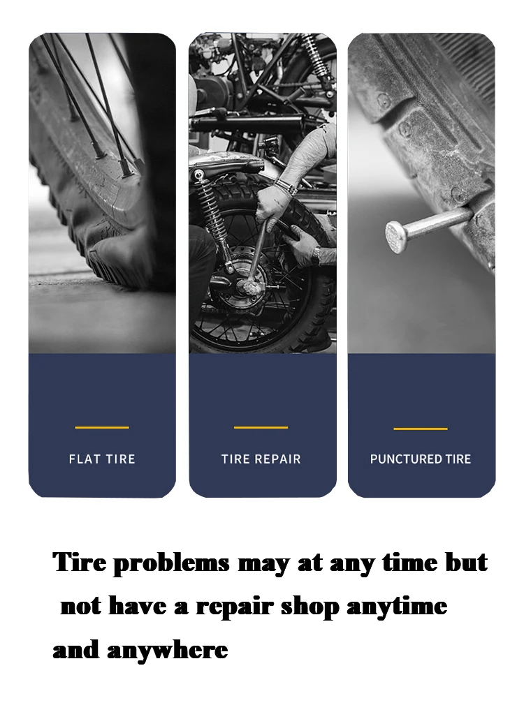 10/30Pcs Car Tyre Repair Rubber Nail Set Universal Car Motorcycle Tyre Repair Nails Truck Scooter Bike Tire Puncture Repair Tool