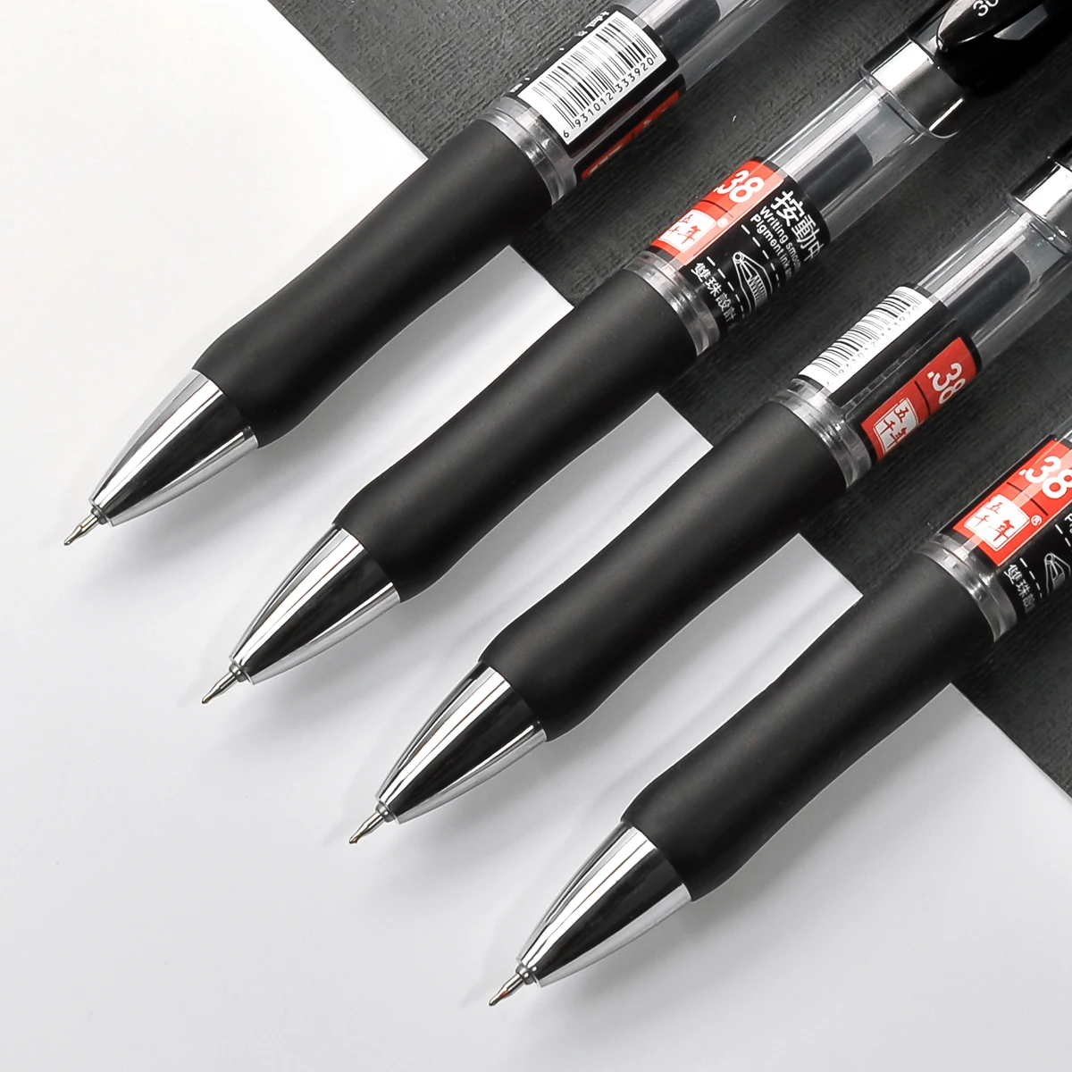 4/8/12PCS High Appearance Level Neutral Pens 0.38mm Smooth Writing Grip Comfortable Student Pens Study Stationery Office Supplie