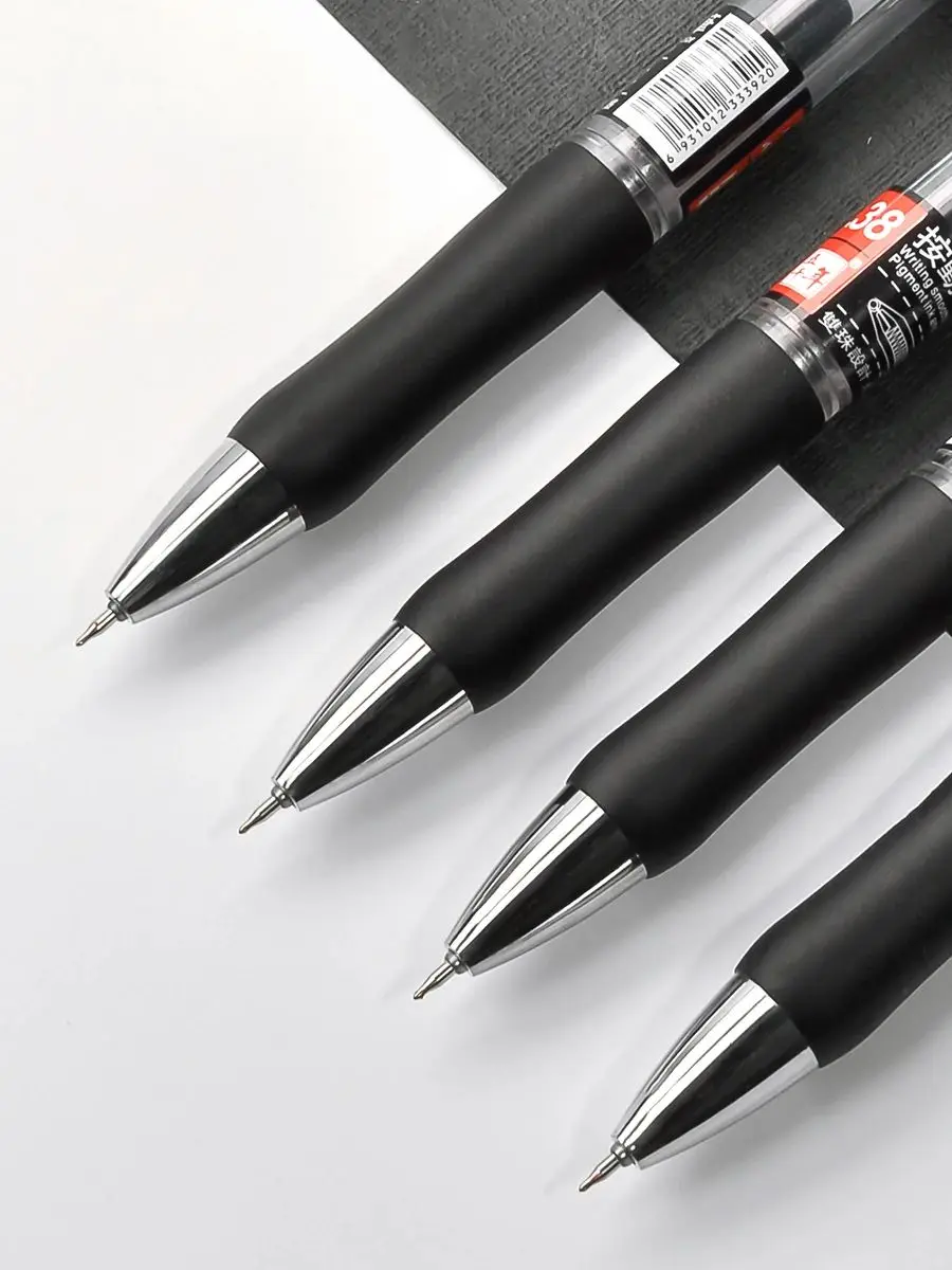 4/8/12PCS High Appearance Level Neutral Pens 0.38mm Smooth Writing Grip Comfortable Student Pens Study Stationery Office Supplie