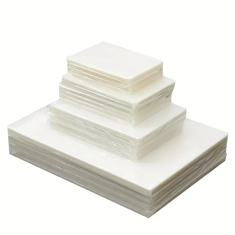 100pcs Thermal Laminating Film PET For Photo/Files/Card/Picture Lamination Pouch Laminator Hot Laminator Film