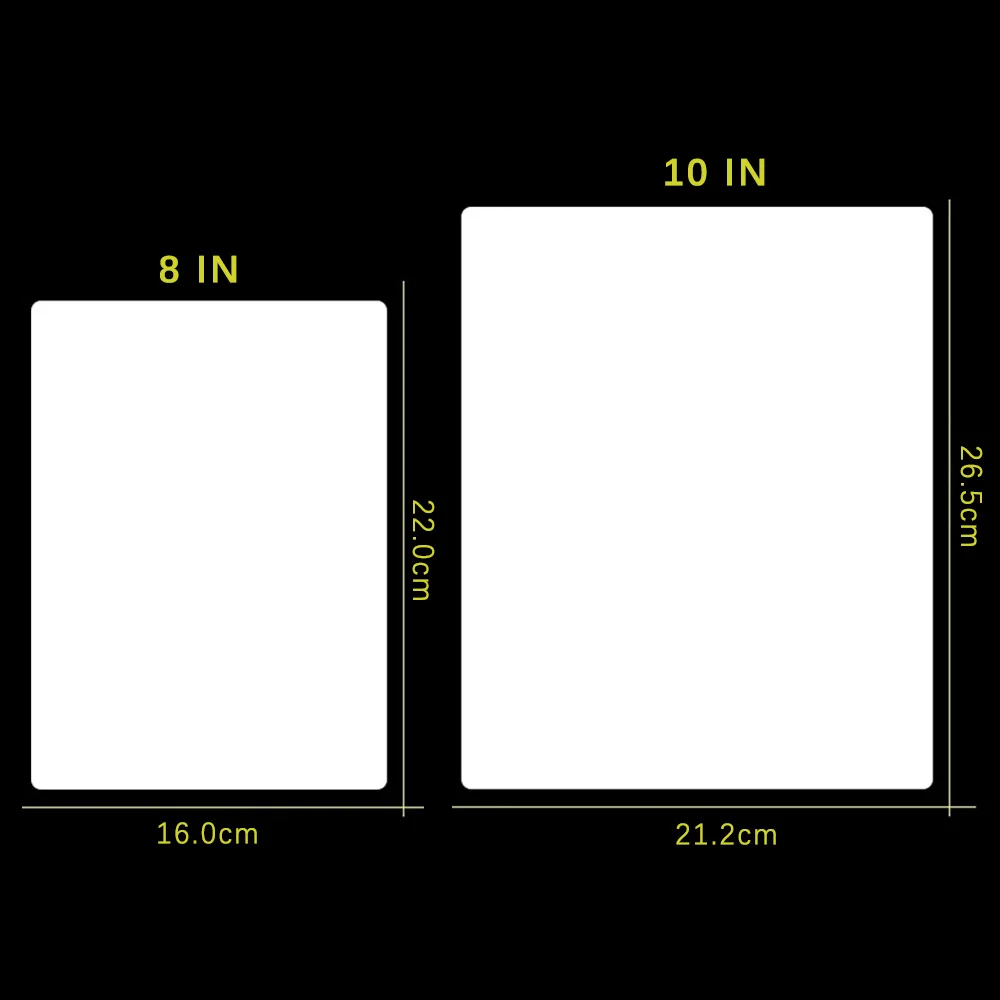 100pcs Thermal Laminating Film PET For Photo/Files/Card/Picture Lamination Pouch Laminator Hot Laminator Film