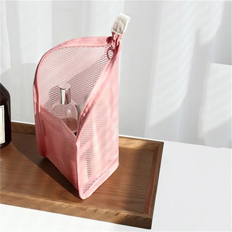 Women EVA Mesh Cosmetic Bag Travel Storage Makeup Bag Organizer Female Make Up Pouch Portable Small Large Toiletry Beauty Case