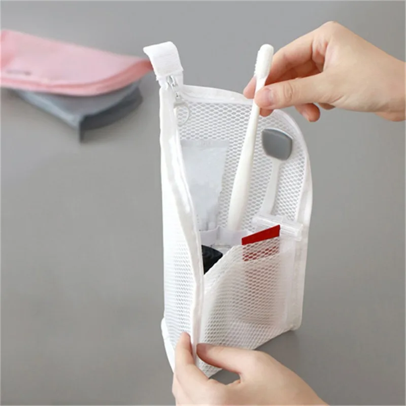 Women EVA Mesh Cosmetic Bag Travel Storage Makeup Bag Organizer Female Make Up Pouch Portable Small Large Toiletry Beauty Case