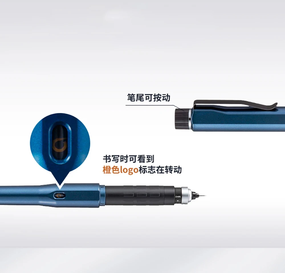 Japan Uni Mechanical Pencil M5-5000 Automatic Core Black Technology KuruToga DIVE Self Rotating Pencil For Drawing Writing Art