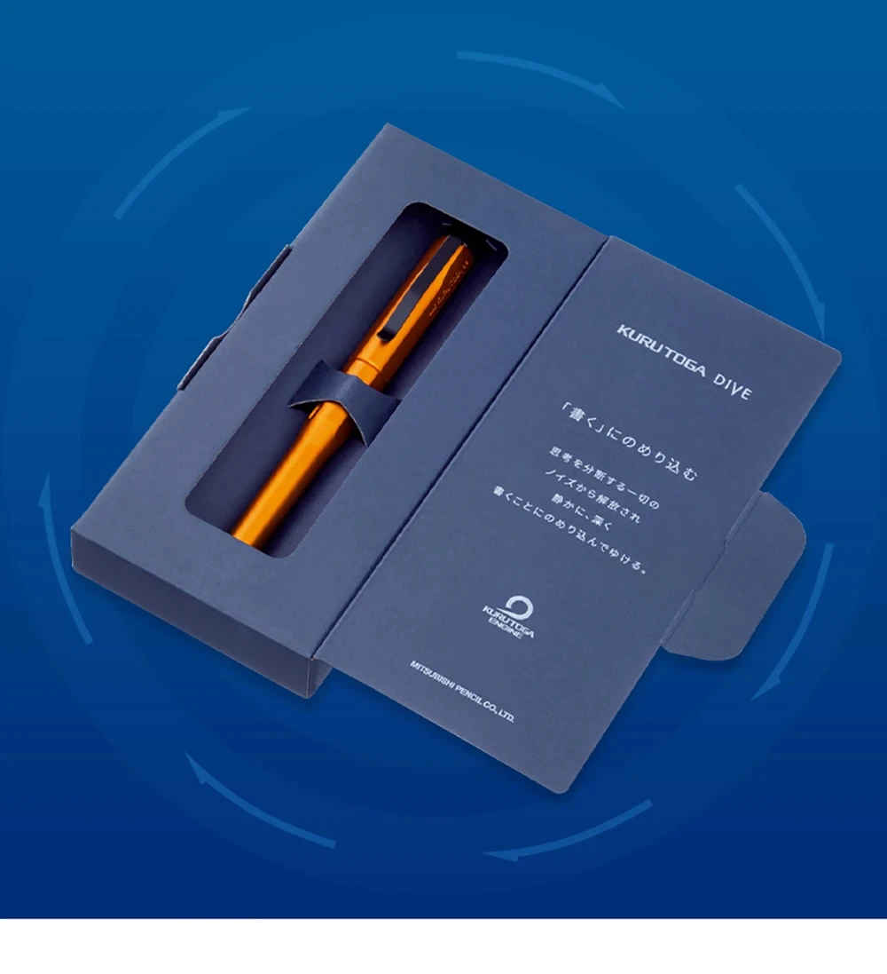 Japan Uni Mechanical Pencil M5-5000 Automatic Core Black Technology KuruToga DIVE Self Rotating Pencil For Drawing Writing Art
